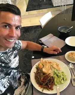 Cristiano Ronaldo Eating