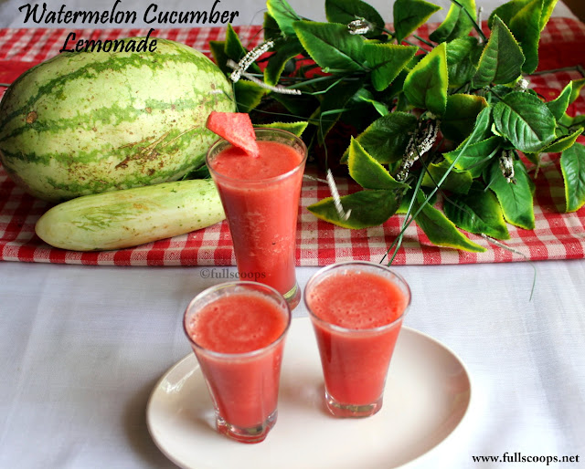 Watermelon Cucumber Lemonade