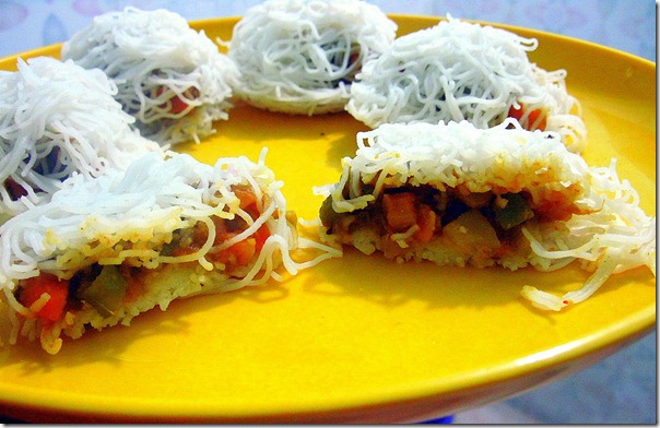 Stuffed idiyaapam