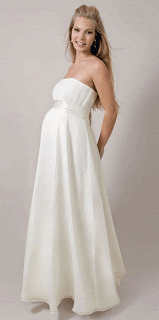 Vestidos de Novia Civil Embarazada, parte 1