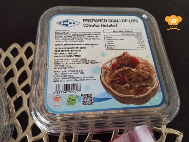 Kanika Frozen Food - Chuka Hotate - Scallop Lips