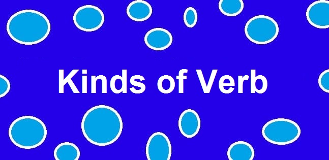 Kinds of verb