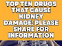 Top Ten Drugs That Cause Kidney Damage