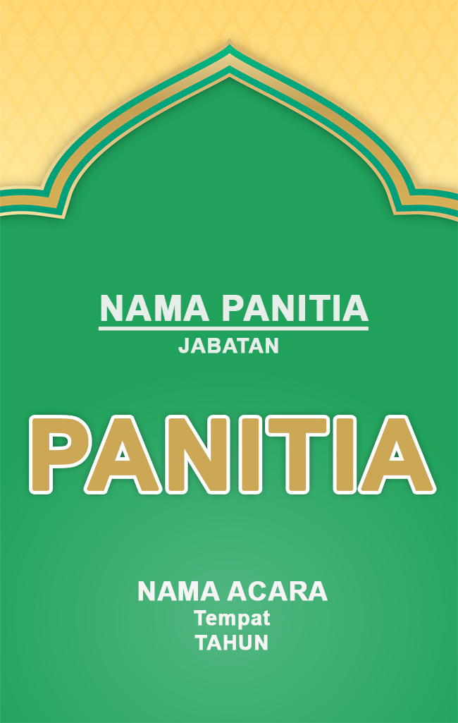 Galeri Desain ID Card Panitia Islami