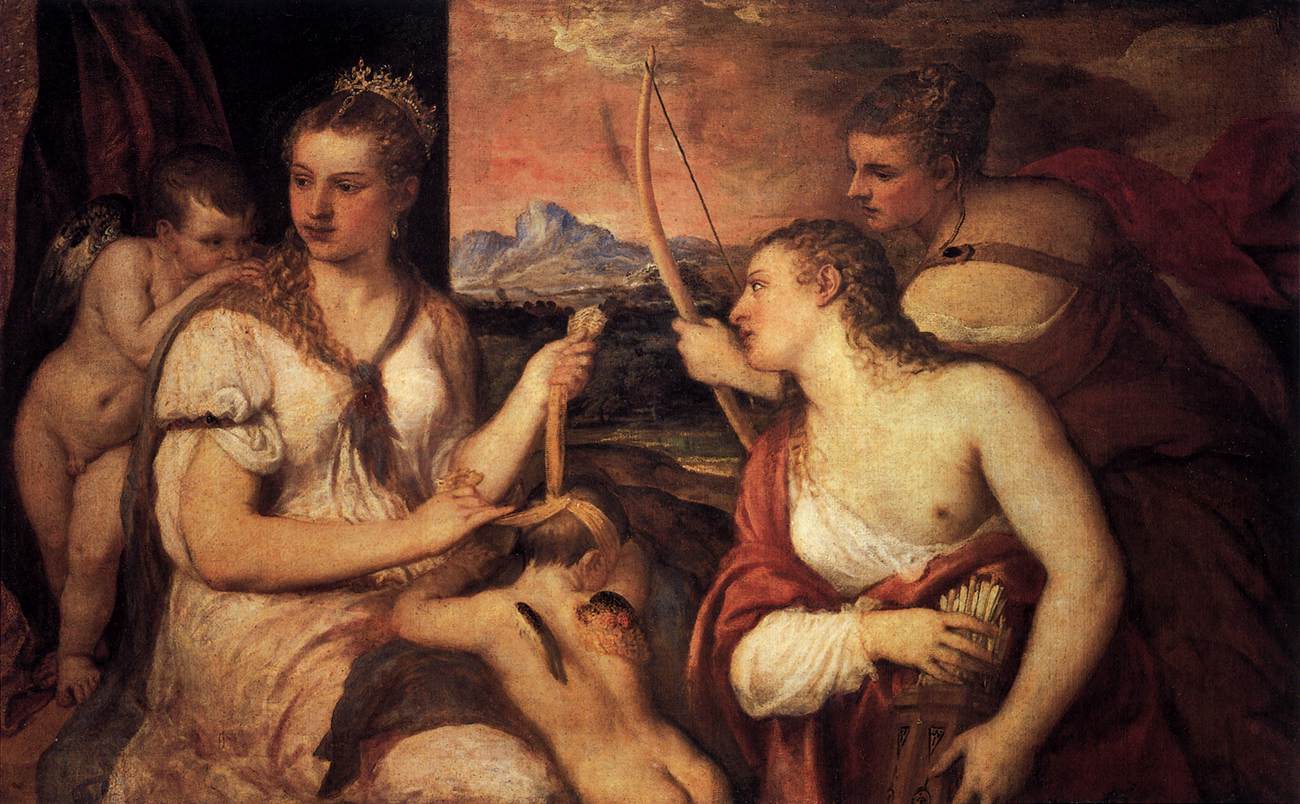 tiziano vecelli venus cupid