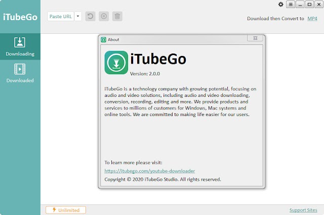 iTubeGo YouTube Downloader 2.0.0 Premium Unlocked Version