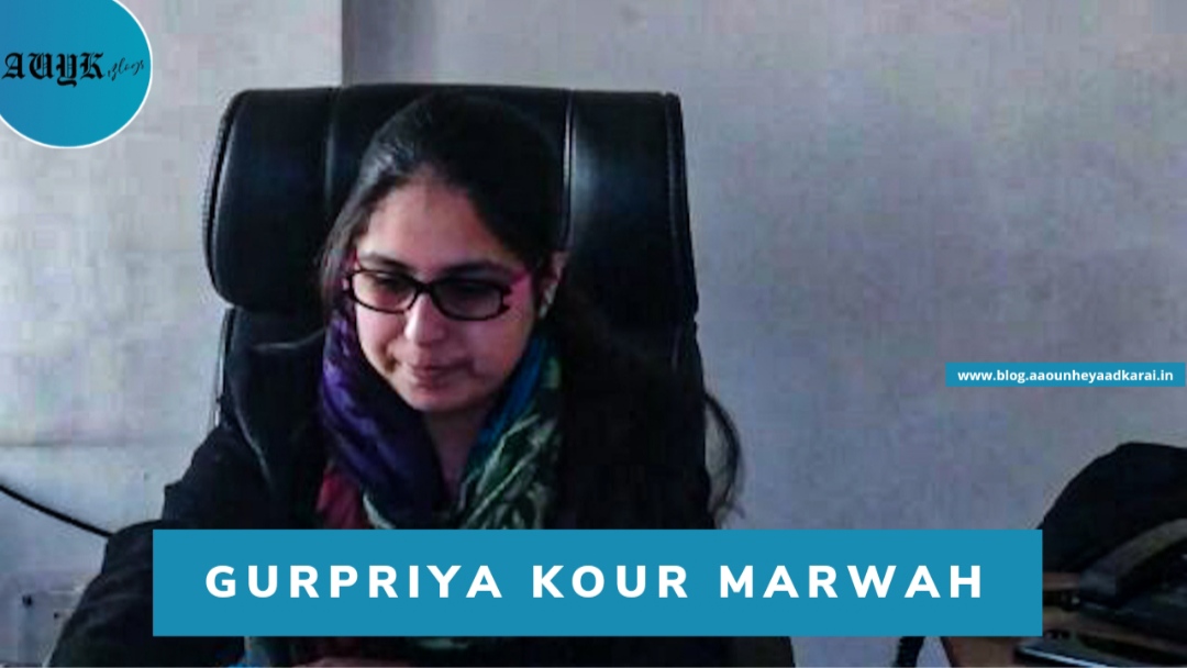 Gurpriya Kour Marwah : A writer and a business owner from Kashmir