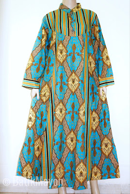 gamis batik katun