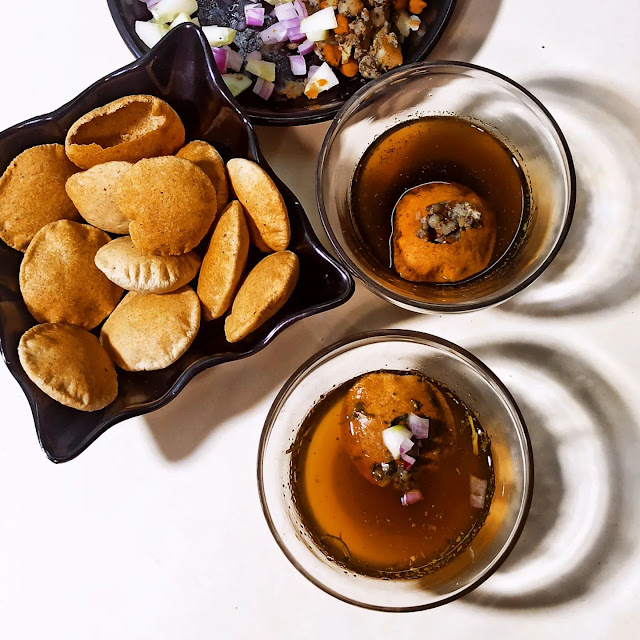 sji pani puri gol gappa baked in air fryer