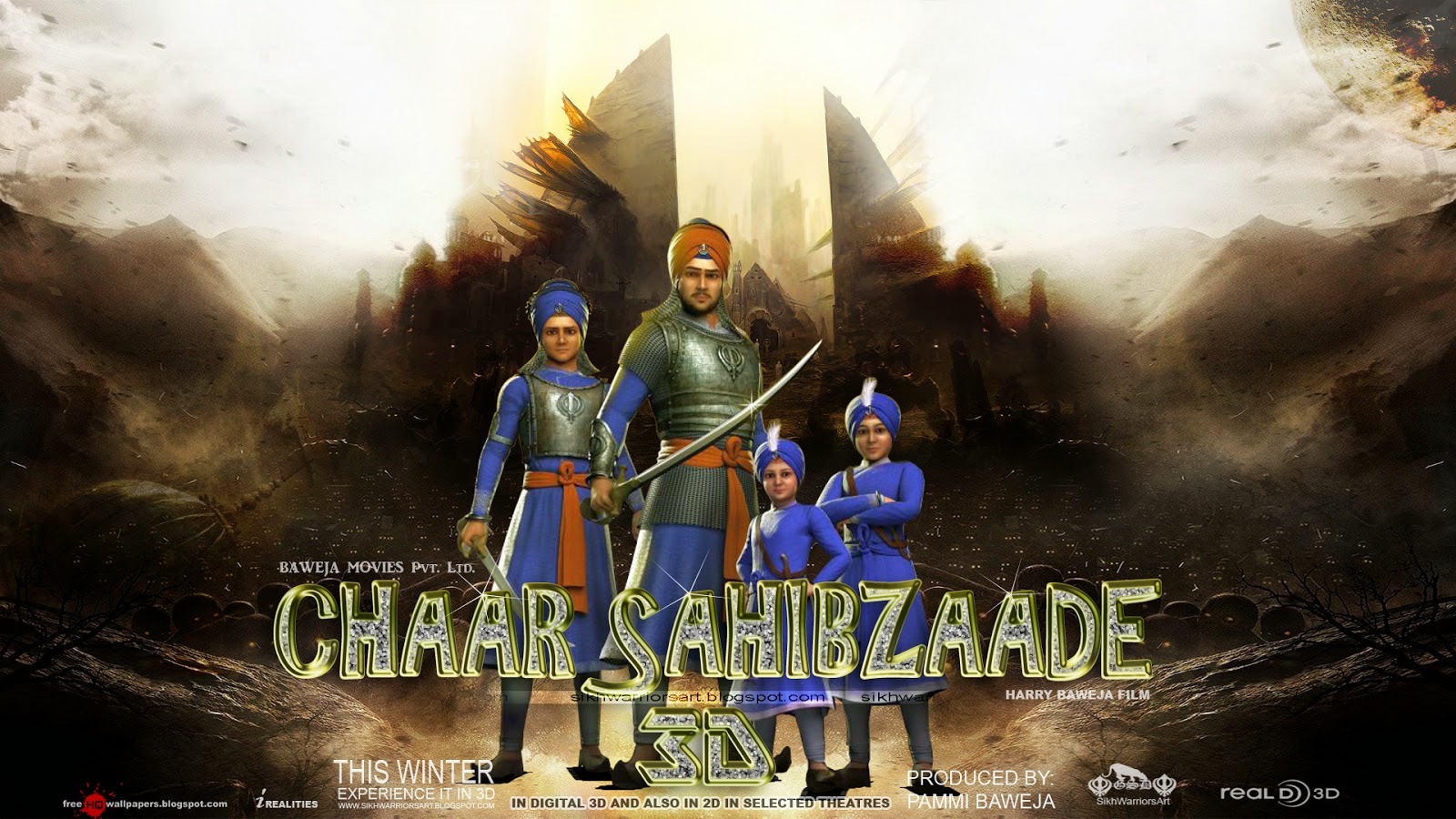 Sikh Warriors: Chaar Sahibzaade 3D HD Movie Wallpapers