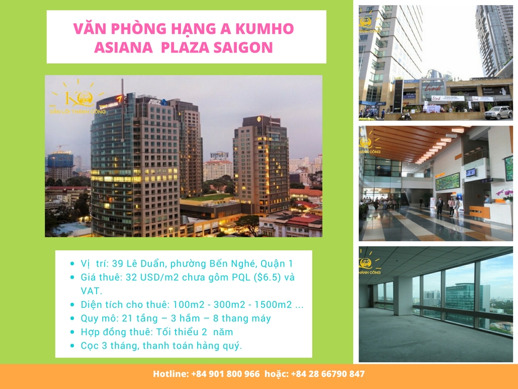 Văn phòng hạng a Kumho Asiana Plaza