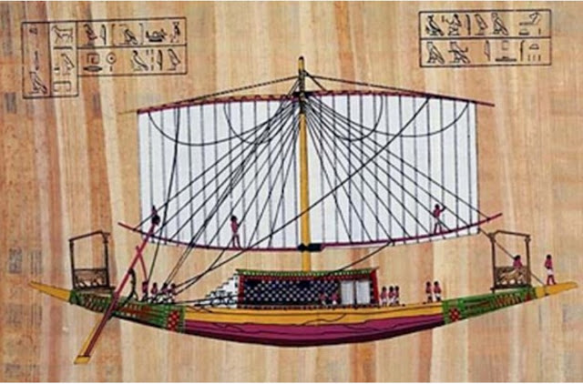 Древнеегипетская лодка