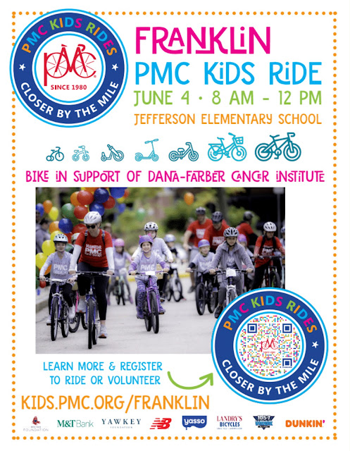 Get Ready to Ride in the Franklin PMC Kids Ride - June 4