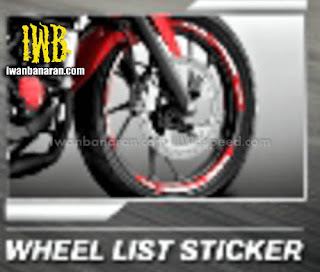 Wheel List Sticker All New CB150R