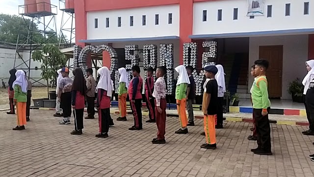 Tanamkan Disiplin Sejak Dini, SDN 02 Lubuk Buaya Giat Latihan PBB Dasar 