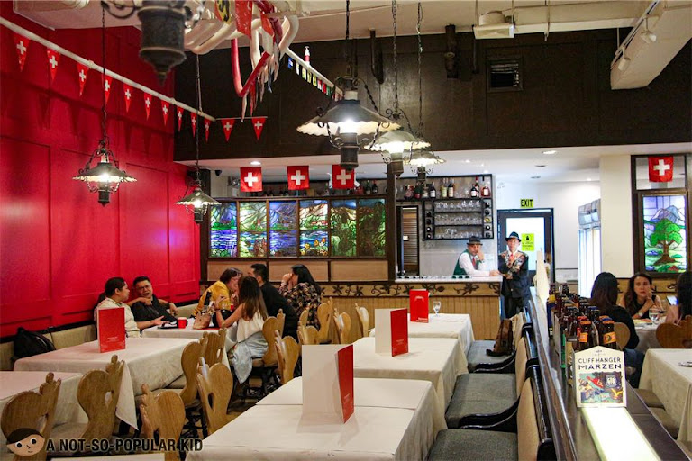 Interior of Old Swiss Inn Restaurant, Somerset Hotel, Makati