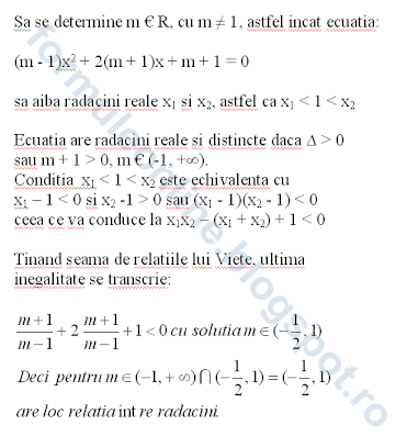 Matematica clasa a 12 a - exercitiu rezolvat 7