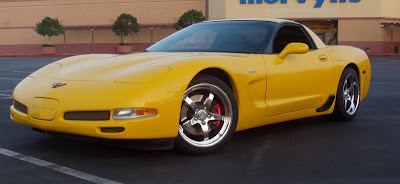 Chevrolet Corvette Coupe Yellow