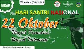 contoh spanduk kirab santri 2019