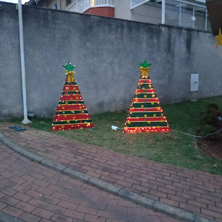 Árvore de Natal feita com Pallets