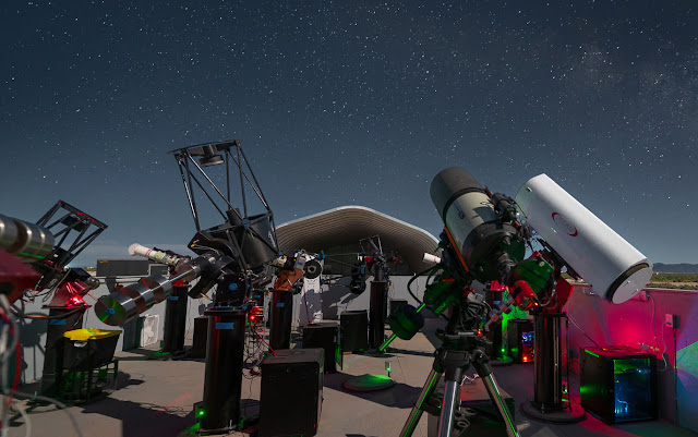 Insight Observatory's affiliate remote telescope, ATEO-1 nestled in the picturesque Sage Observatory within Utah Desert Remote Observatories in Beryl, Utah, USA. Photo Credit: Craig Stocks