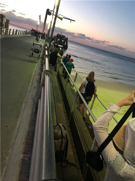 タンガルーマアイランドリゾートの桟橋 ジェティの写真