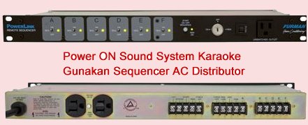 Sound-System-Karaoke-Remote-Sequencer-AC-Distributor