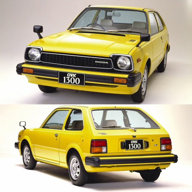 1979 Honda Civic 3-door Second Generation Yellow