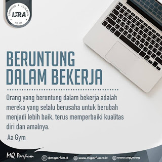 Beruntung Dalam Bekerja - Qoutes - Kajian Islam Tarakan