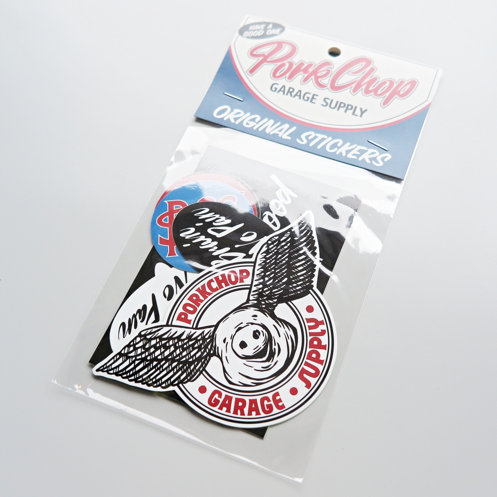 PORKCHOP GARAGE SUPPLY ポークチョップガレージサプライ P RING STICKER SET TRUMPS