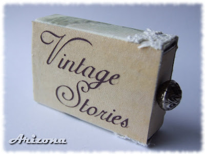 vintage stories matchbox handmade