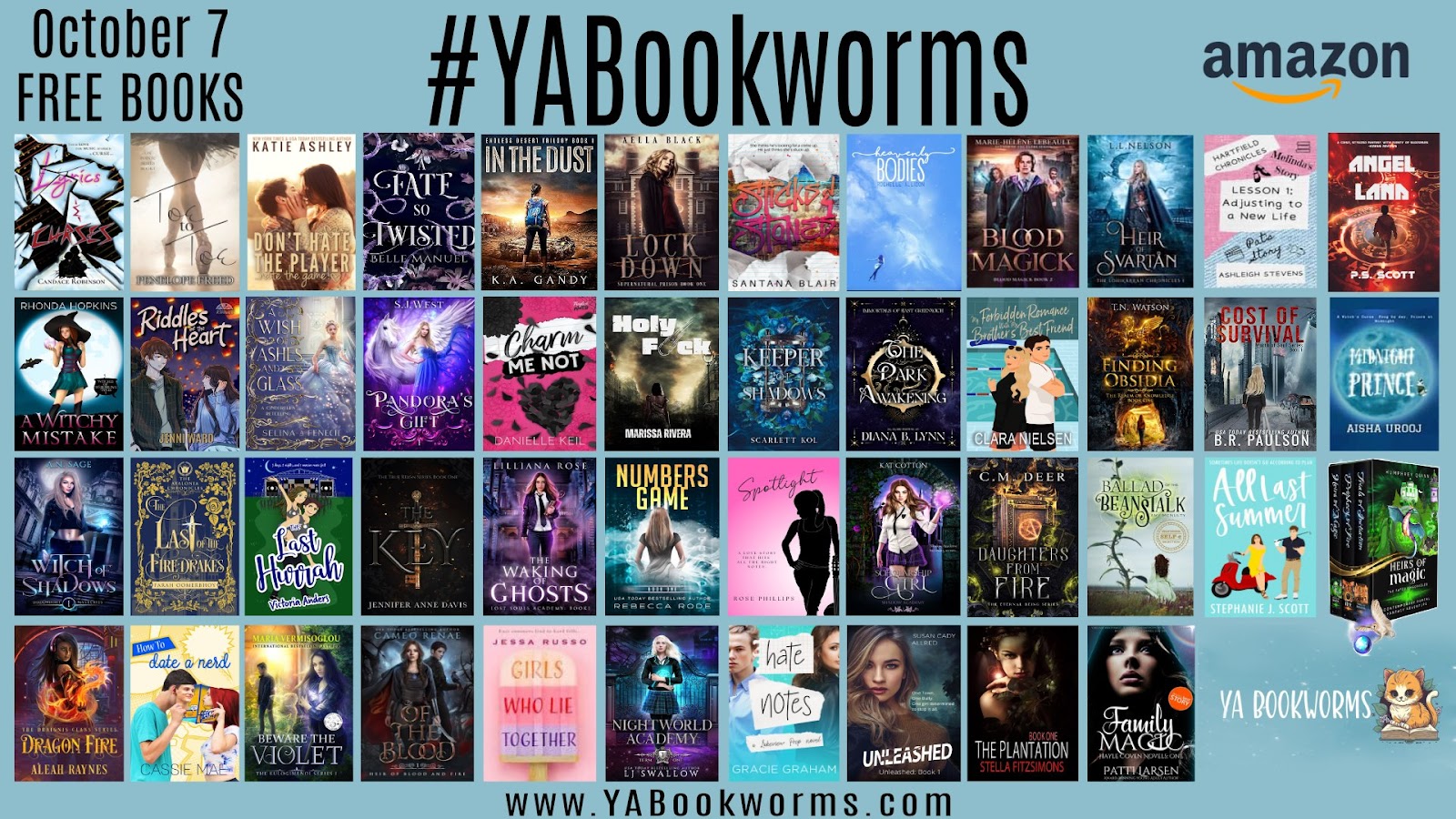YA Bookworms - Ends 10/07 - YA,