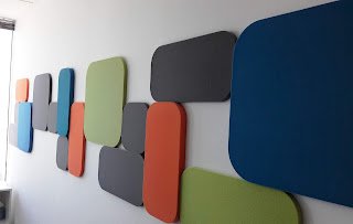 Multicolor acoustic panels