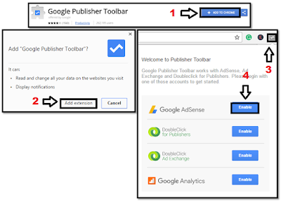 Google Publisher toolbar