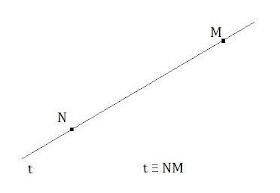 What is coincident lines