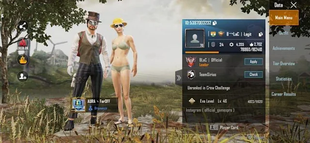 gamexpro pubg id