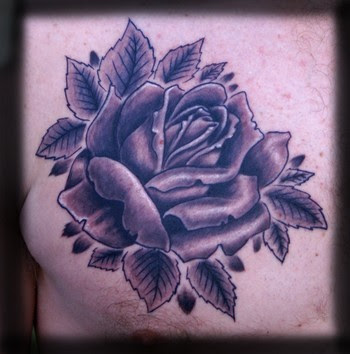 The black rose tattoo art
