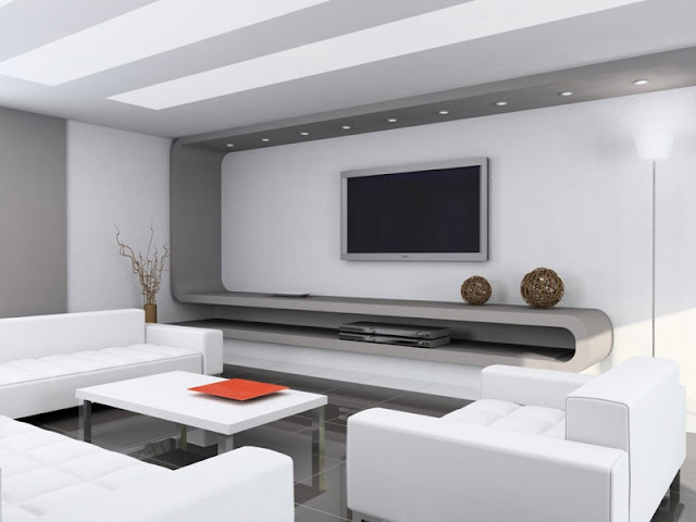 Minimalist living room design photo