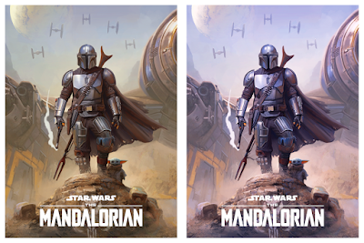 The Mandalorian “New Chapter” Giclee Print by Pablo Olivera x Bottleneck Gallery