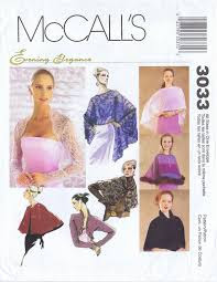McCall 3033 Chiffon Capelette www.sewplus.blogspot.com