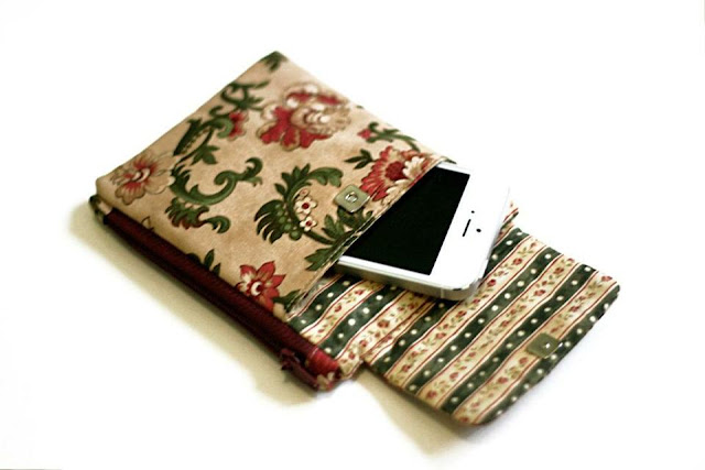 How to Sew a Pouch - Organizer for your phone. Photo Sewing Tutorial