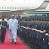 Photos: President Buhari arrives Ghana