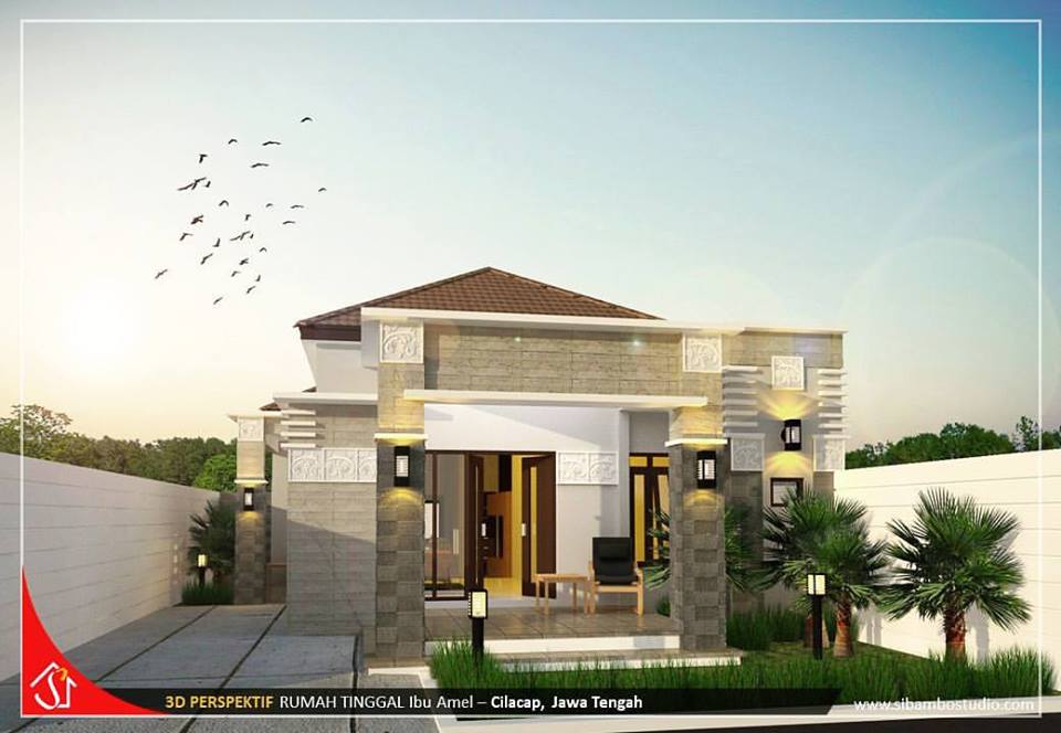  Desain  Rumah  Minimalis  Sederhana  Satu Lantai 10 x 30 m 