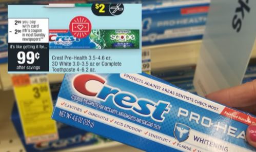 free crest at cvs