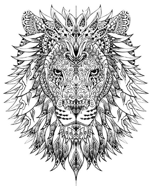 mandala-lion-tattoo-design