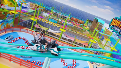 Rendering of Gentings Group's Dream Cruises' Global Class Vessel - The Roller Coaster