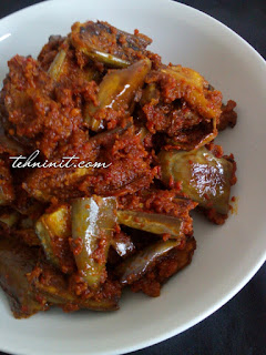 Sambel Goreng Terong Bumbu Kemiri