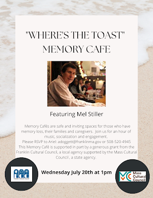 Franklin Senior Center: Memory Café Wednesday July 20 at 1 PM