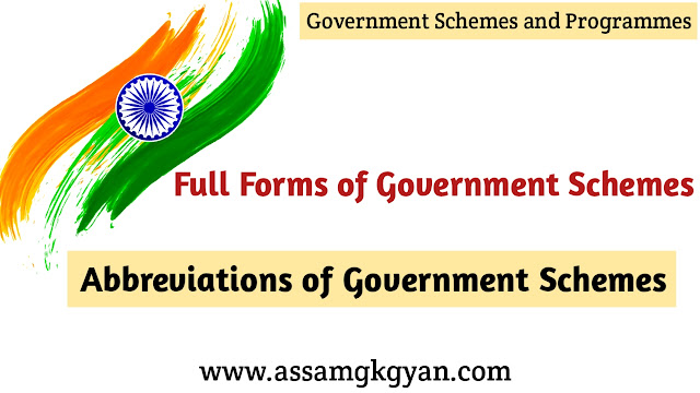 List of Full Forms of Government Schemes for Competitive Exams