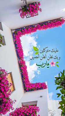 صورة إسلامية حديثة مع احلي زهور